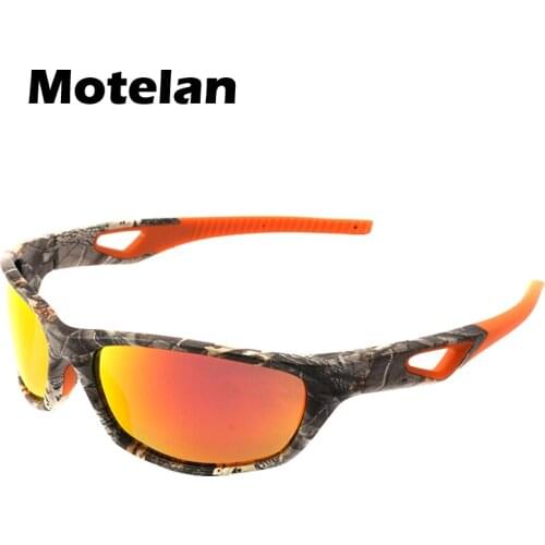 Dropshipping Outdoor Polarized Sunglasses Men TR90 Camo Frame Male Polaroid Sun Glasses Camouflage Fishing Hunting Goggles