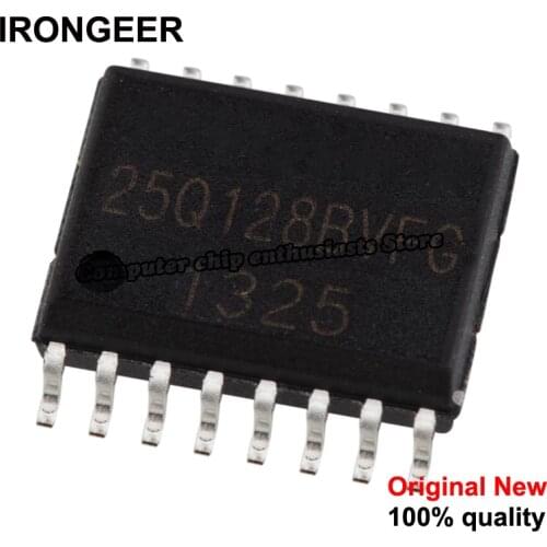 2piece-5piece 100% New W25Q128BVFG 25Q128BVFG W25Q128B 25Q128 SOP - 16 Chipset