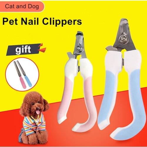 Professional Pet Cat Dog Nail Clipper Cutter Stainless Steel Grooming Scissors Clippers Claw Nail Scissors with Lock
