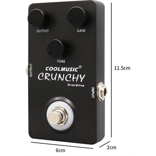 Guitar Effect Pedal Guitarra Overdrive Distortion for Ukulele Bass Great Tone Low Noise Coolmusic Musical Instrument Accessories