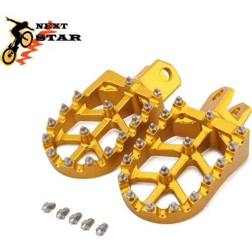 Foot Pegs FootRest Footpegs Rests Pedals For Suzuki RM125 RM250 250Z RMZ250 RMX250 DR-Z 400 DRZ400S DRZ400SM KLX400R Dirt Bike