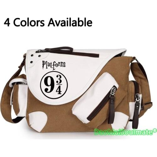 Movie Nine Three-quarter Platform Teenages Rucksack Bag Novel Three Fourths Platform Students Messenger School Bag Crossbody