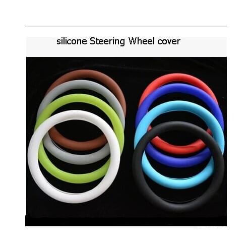 Car-styling Silicone Steering Wheel Skin Cover For Hyundai ix35 iX45 iX25 i20 i30 Sonata,Verna,Solaris,Elantra,Accent