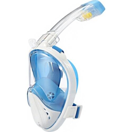 Folding elbow full dry swimming breathing mask Snorkeling equipment mask set diving mask