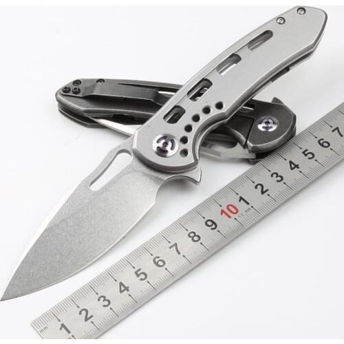 2 colors Steel handle tactical Folding knife D2 blade survival camping hunting pocket portable knife EDC tool Xmas gift knife