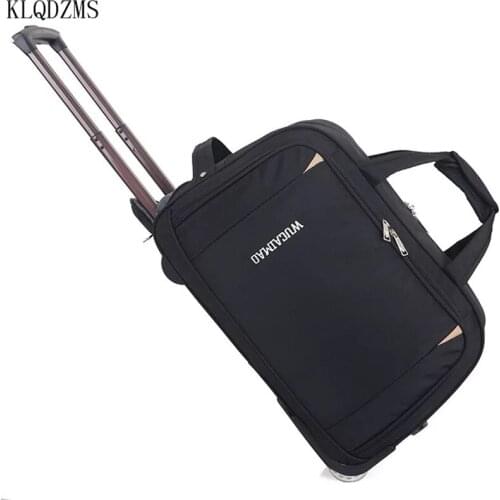 KLQDZMS 20/24inch Travel Luggage Bag carry on Rolling luggage bag Travel Boarding bag with wheel trolley cabin suitcase