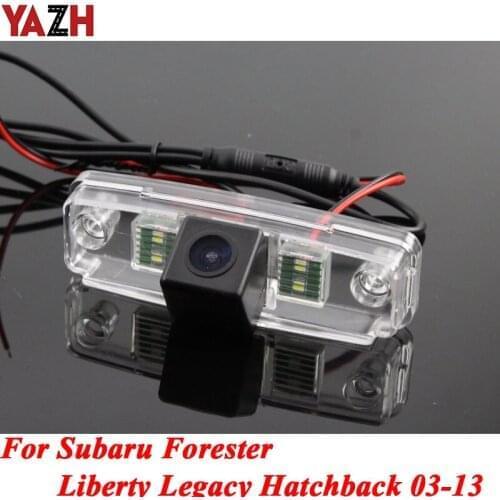YAZH HD CCD 175 Degree Car Parking Reverse Camera For Subaru Forester Legacy Liberty 2003 ~ 2013 Rear View Camera Night Vision