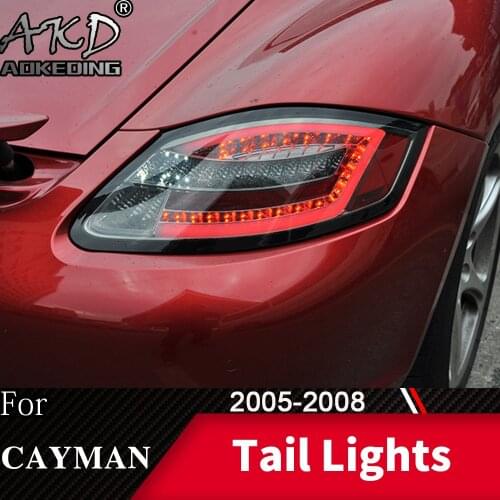 Tail Lamp For Car Porsche Cayman 987 2005-2008 LED Tail Lights Fog Lights Daytime Running Lights DRL Tuning Cars Car Accessories