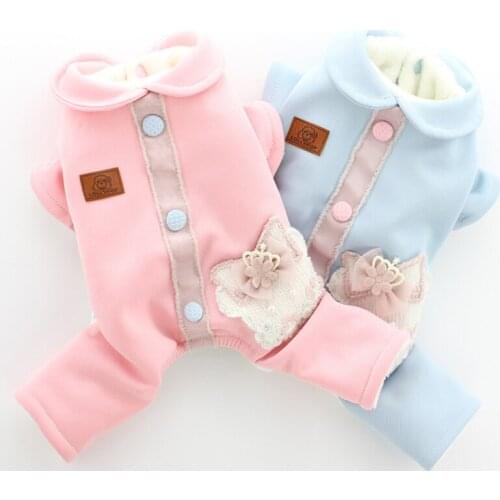 Pet Dog Winter Coat Puppy Clothing for Dog Jumpsuit Warm Dog Outfit Yorkshire Terrier Pomeranian Schnauzer Poodle Costume Jacket