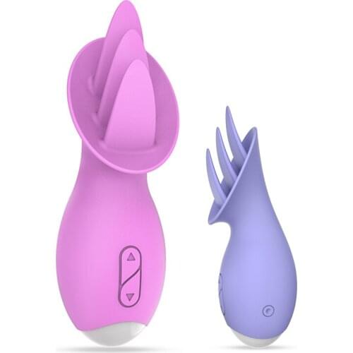 10 Speed USB Charging Sex Toys Tongue Vibrator Clitoris Stimulator Nipple Tongue Licking Clit Vibrator for Woman Sex Masturbator
