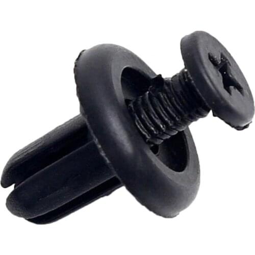 100Pcs Universal Car Fastener Bumper Door Panel Fender Clips Plastic Rivets for Toyota