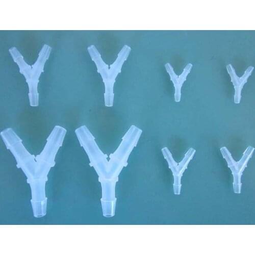 10pk 6.4mm-Barb Mini Y-Shaped Barb Connector