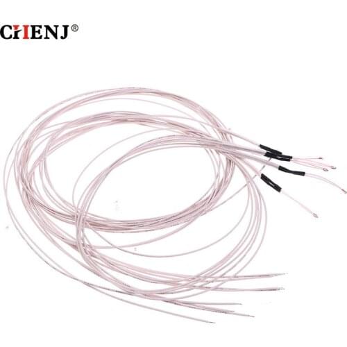 5Pcs 100K Ohm NTC 3950 Thermistors Sensors With Cable Reprap Mend Part Temperature Accessories For 3D Printers Parts
