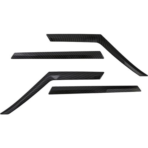 Carbon Fiber Style Car Rear Light Lamp Eyebrow Decoration Car Trim Stickers For Toyota Camry 2018 Exterior Car Styling