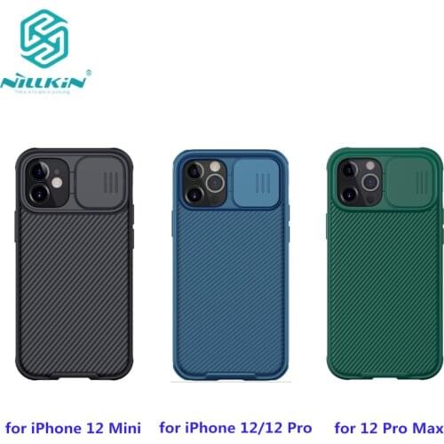 NILLKIN CamShield Pro Case For iPhone 12/12 Pro slide cover for camera protection for iPhone 12 Mini/12 Pro Max case back cover