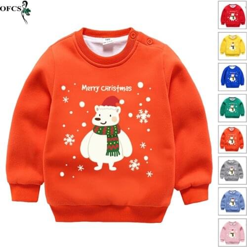 Childrens Sweatshirts Winter Warm Boys Girls Coat Sweater Toddler Full Outfit Tracksuit Kids Shirt Cheap Clothes Casual Outwear