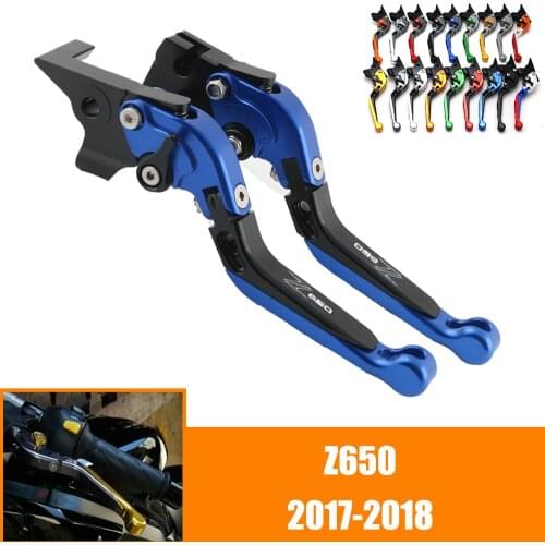 For KAWASAKI Z 650 Z650 2017 2018 CNC Motorcycle Adjustable Brake Clutch Lever Levers Folding