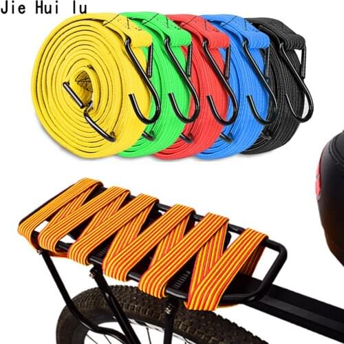 Elasticity Strap Binding Cargo Rope for Car Motorcycle Bike With Metal Buckle Tow Rope Strong Tensioning Belt for Luggage Bag