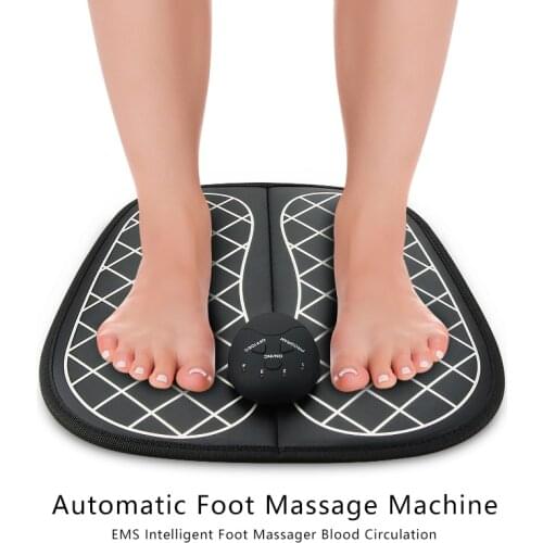 Electric Physiotherapy Foot Massager Revitalizing Pedicure Tens Foot Vibrator Wireless Feet Muscle Stimulator Unisex