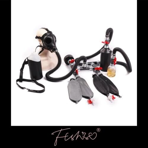 Ftshist Breathing Bottle Water Filter Negative Pressure Bottle 2L Breath Control SM Choking Game Mask Accessories Fetish Kit