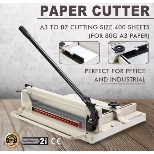 Heavy Duty Steel 17" Industrial Paper Cutter Perfect For A3 Paper