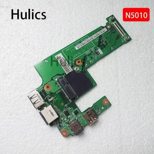 Hulics Original 48.4HH02.011 FOR Dell N5010 IO USB DC Jack and Power Board DG15 IO board 09697-1
