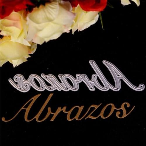 Spanish word text Metal Cutting Dies for Diy Scrapbooking Die Cut New 2018 Cuts for Paper Card Making Craft Photo