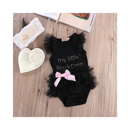 Newborn Kids Baby Girl Infant Romper Jumpsuit Bodysuit Clothes Tutu Dress Outfit