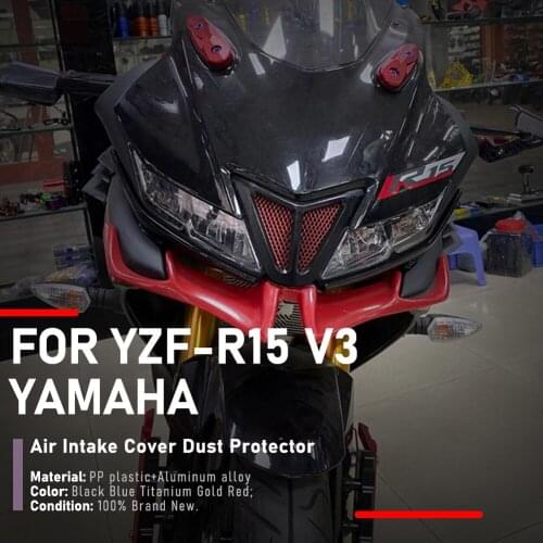 Motorcycle Accessories Air Filter Dust Protection Intake Cover For Yamaha YZF-R15 V3 2017 2020 2018 2019