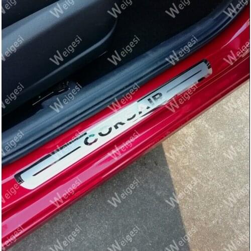 Car Stainless Steel Door Sill Scuff Plate for Lincoln CORSAIR 2019-2020 4PCS