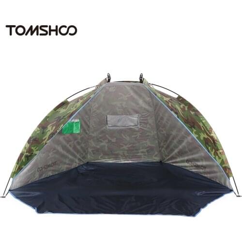 TOMSHOO Outdoor Camping Tent Beach Sunshade Tents палатка туристическая Fishing Picnic Park 캠핑 텐트 Camping Equipment