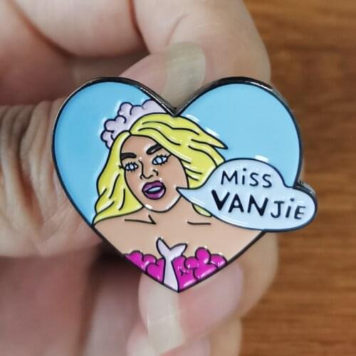 Drag queen brooch