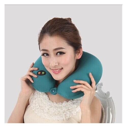 Healthy care neck massage pillow electric cervical vertebra massage instrument massage device health care massage pillow +USB