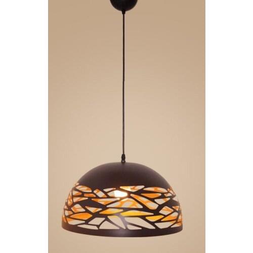 Pendant Light Retro Hollowed Iron Pendant Lamps Creative Personality Restaurant Cafe Bar Pendant Light Lighting Industry PA0321