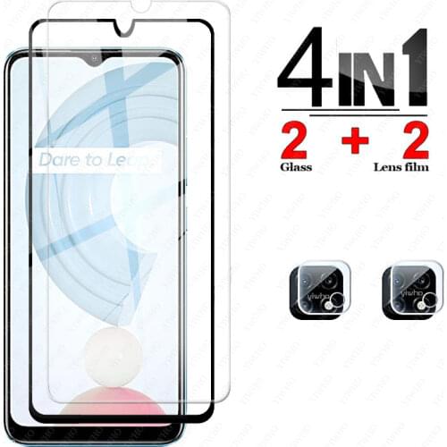 RealmeC21 Glas Tempered Glass for OPPO Realme Realmi C21 C 21 21C 6.5'' Global Version Screen Protector Film Camera Lens Cover