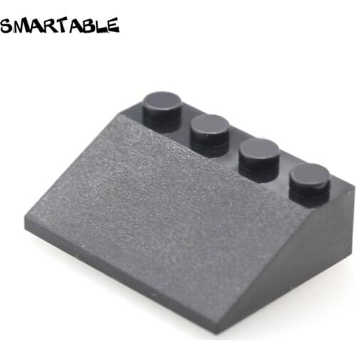 Smartable Slope 25° 4x3 Building Blocks MOC Parts Toys For Kids Creative Big House Compatible Major Brands City 3297 20pcs/lot