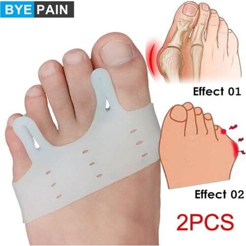 1Pair Multifunctional Hallux Valgus Toes Separator Honeycomb Gel Bunion Corrector Orthopedic Braces Orthotics Bone Toe Pillow