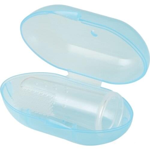 1 Pcs Cute Baby Infants Kids Safe Bendable Teether Training Teeth Soft Silicone Toothbrush Finger Toothbrush Gum Brush for Bebe