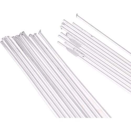 10pcs Aluminum Low Temperature Welding Wire Welding Electrode Flux Core Aluminum Electrode (no Flux) Multi-tools 1.6/2mm*330mm