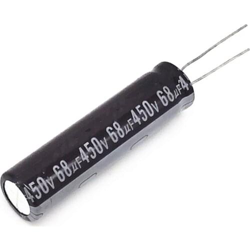 10pcs/lot 68UF high frequency low impedance 450v 68UF aluminum electrolytic capacitor size 13*50 S101 20
