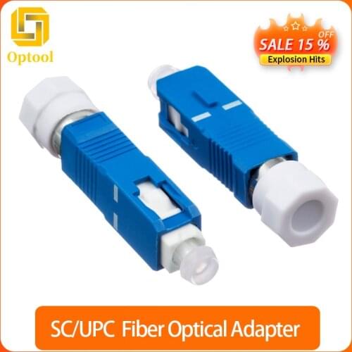 2pcs/lot FC/UPC-SC/UPC Male Fiber Optic Adapter Singlemode FC Female to SC Fiber Optical Adapter Free Shipping