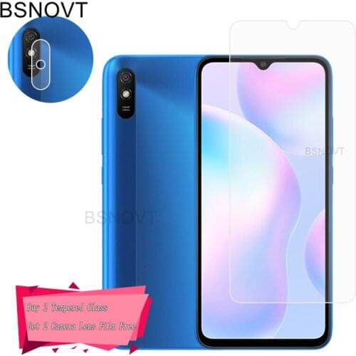 2PCS Glass For Xiaomi Redmi 9A Screen Protector Tempered Glass For Redmi 9A Glass For Redmi 9A 9C 9 8 8A 7A 10X 9S 8T Phone Film