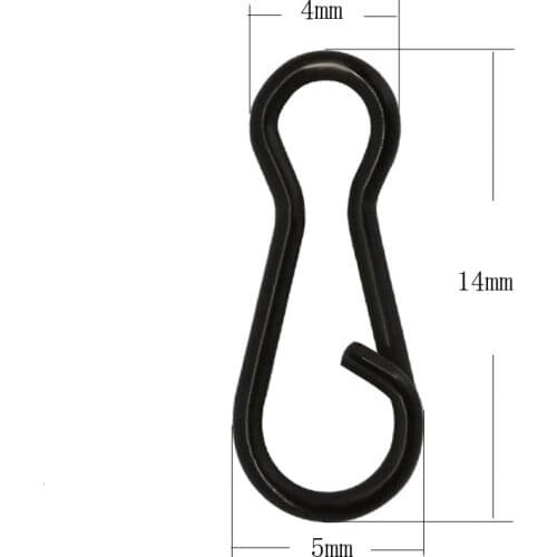 200pcs Carp Fishing Quick Change Link Clips Snap Connector Pin Carp Fishing Terminal Tackle Carp Fishing accessories