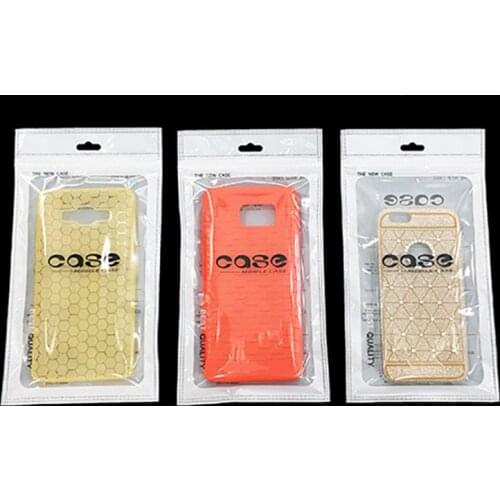 200Pcs/Lot Plastic Ziplock Bag For Mobile Phone Case Packaging Zip Lock Poly Bag For iPhone 6 6s 7 Plus Samsung Galaxy Note 5 7