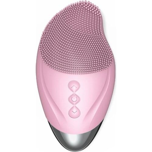 2021 Electric Facial Cleansing Brush Ultrasonic Vibration Face Washing Cleanser Heating Massager Eye Care Tool Beauty Skin