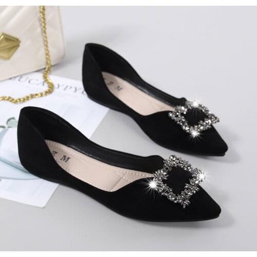 2021 Casual Flats Single Shoes Women Loafers PU Leather Boat Shoes Fashion Ladies Loafers Comfortable Luxury Brand Shoes Women