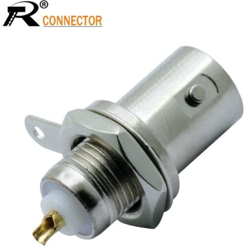 3pcs BNC Female Bulkhead BNC Female Nut Solder RF Connector Adapter Wire conector High quality