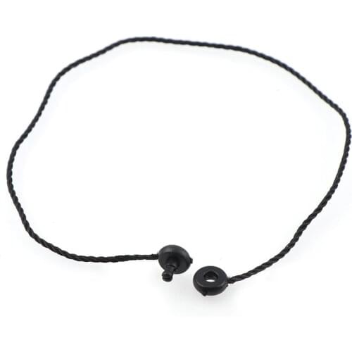 300PC/lot High Quality Paper Tag Black Rround Cords For CLothing Ropes Hang Tag Strings For Dress