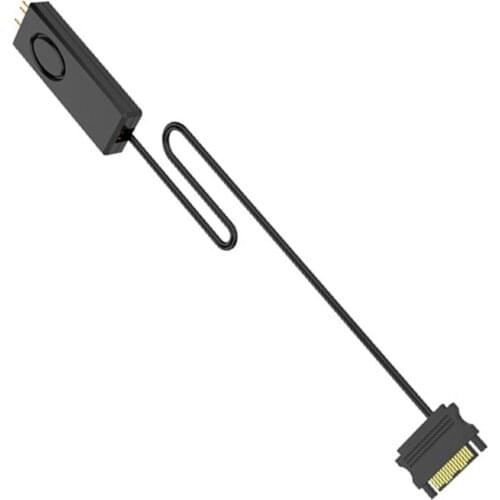 Jonsbo SATA Power Supply 5V 3Pin AURA RGB ARGB Controller Cable For Computer PC Case LED Stripe Fans Water Cooling Accessories