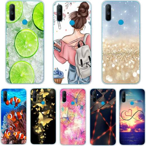 Case For Realme C3 Case Soft Silicon TPU Back cover For OPPO Realme C3 RMX2020 C 3 Coque Capa Funda 6.5inch Skin shockproof